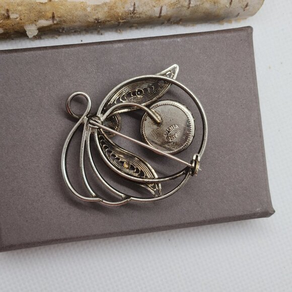 Western Germany filigree brooch - Picture 2 of 4